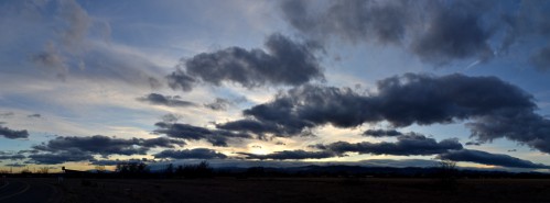 Dark Stratus Clouds, Evening